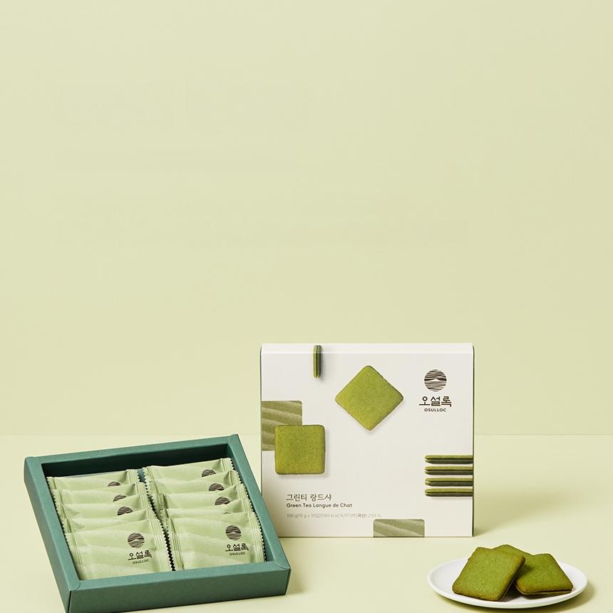 OSULLOC Green Tea Langue De Chat 10P | OLIVE YOUNG Global