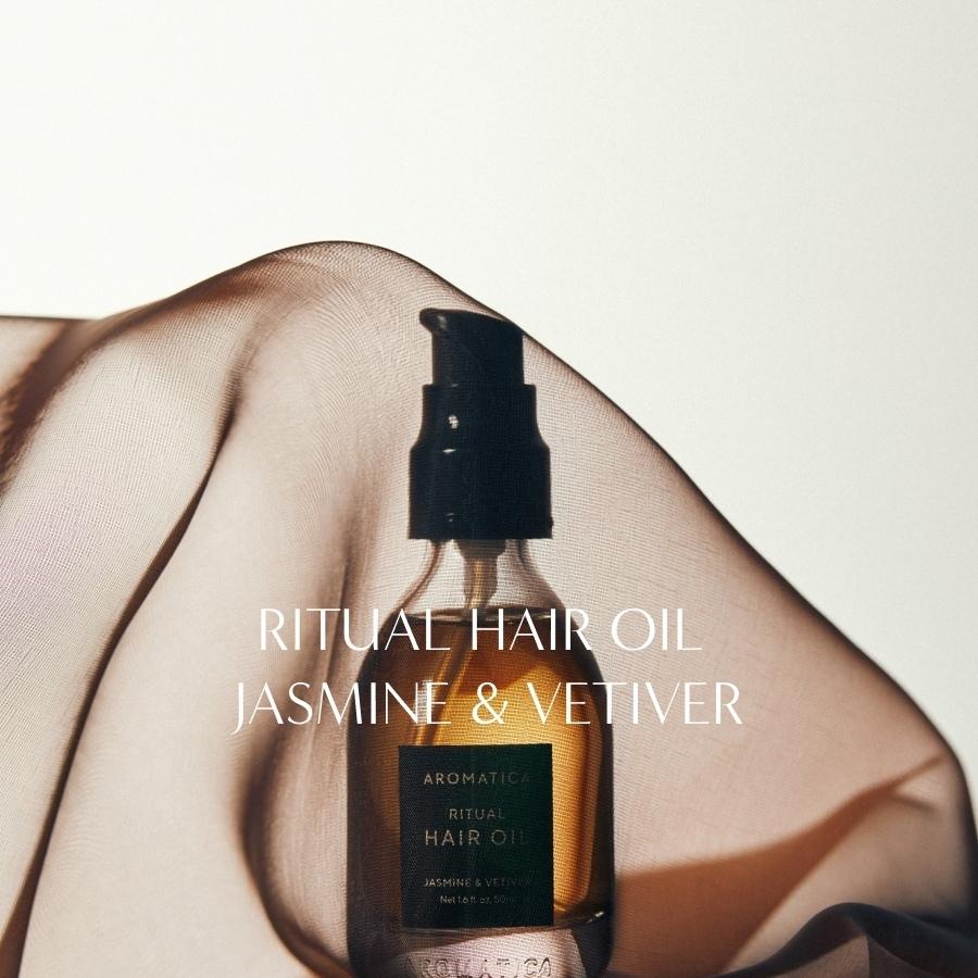 AROMATICA Ritual Hair Oil Jasmine & Vetiver 50mL | OLIVE YOUNG Global