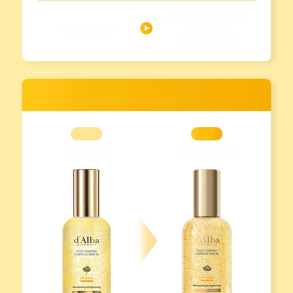 d'Alba Vita Toning Capsule Serum 50ml | OLIVE YOUNG Global