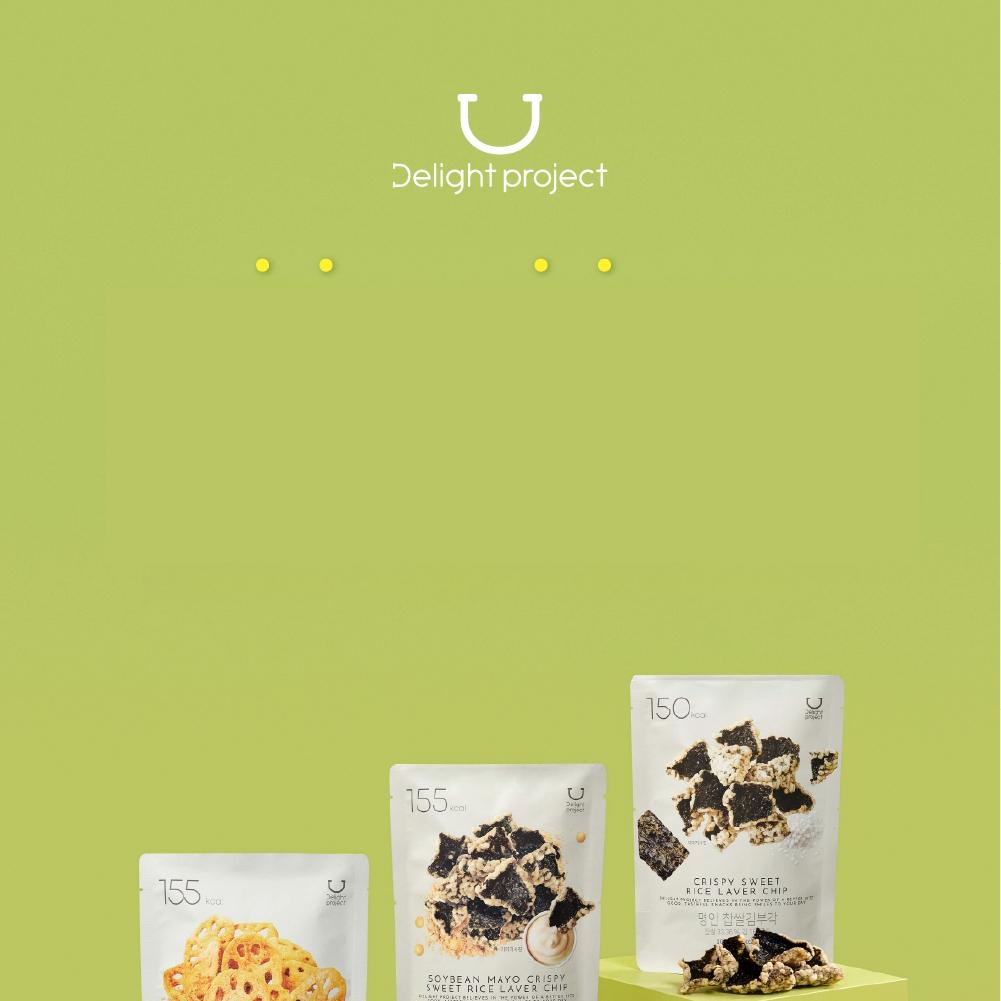 Delight project Soybean Mayo Crispy Sweet Rice Laver Chip | OLIVE