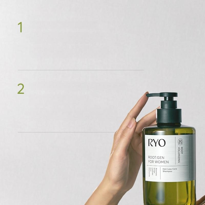 Ryo ルートジェンフォーウーマンヘアロス専門ケアシャンプー 353ml