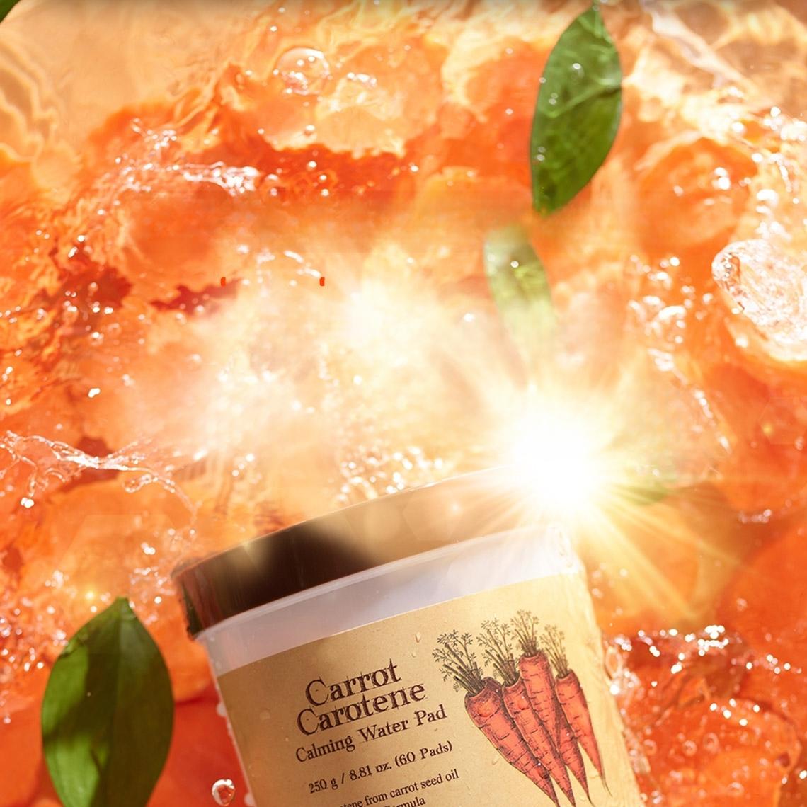 SKINFOOD Carrot Carotene Calming Water Pad 60P Double Set | OLIVE