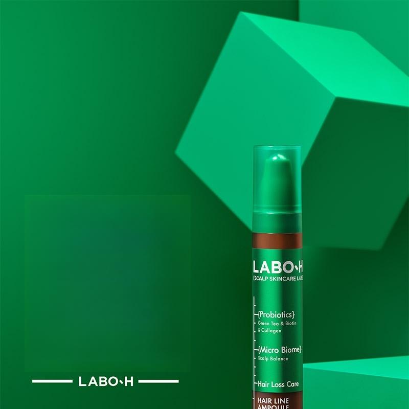 STOCK UP SET] LABO-H Hairline Ampoule 15ml Double Pack x2 (4pcs