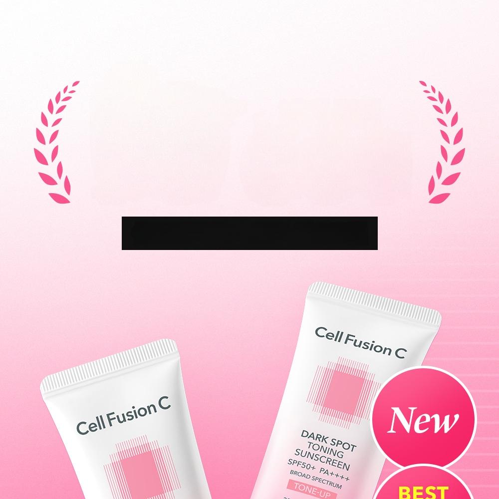 【olive】サンプロテクター＆カーミングジェル Cell Fusion C ダークスポットトーニングサンスクリーン 35mlダブル