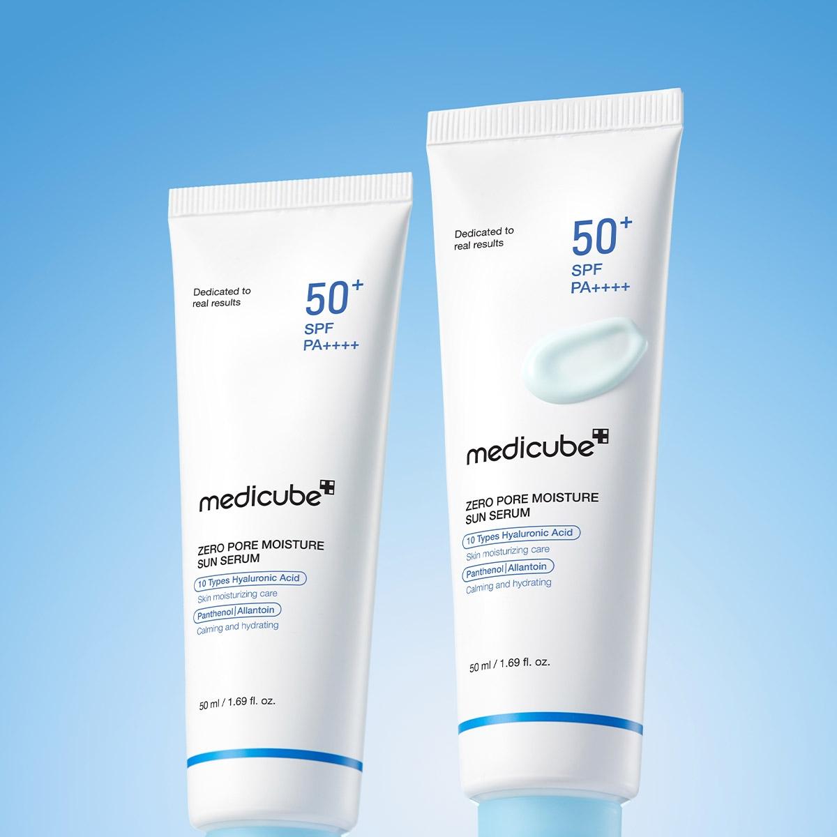medicube ゼロポアモイスチャーサンセラム 50ml | OLIVE YOUNG Global