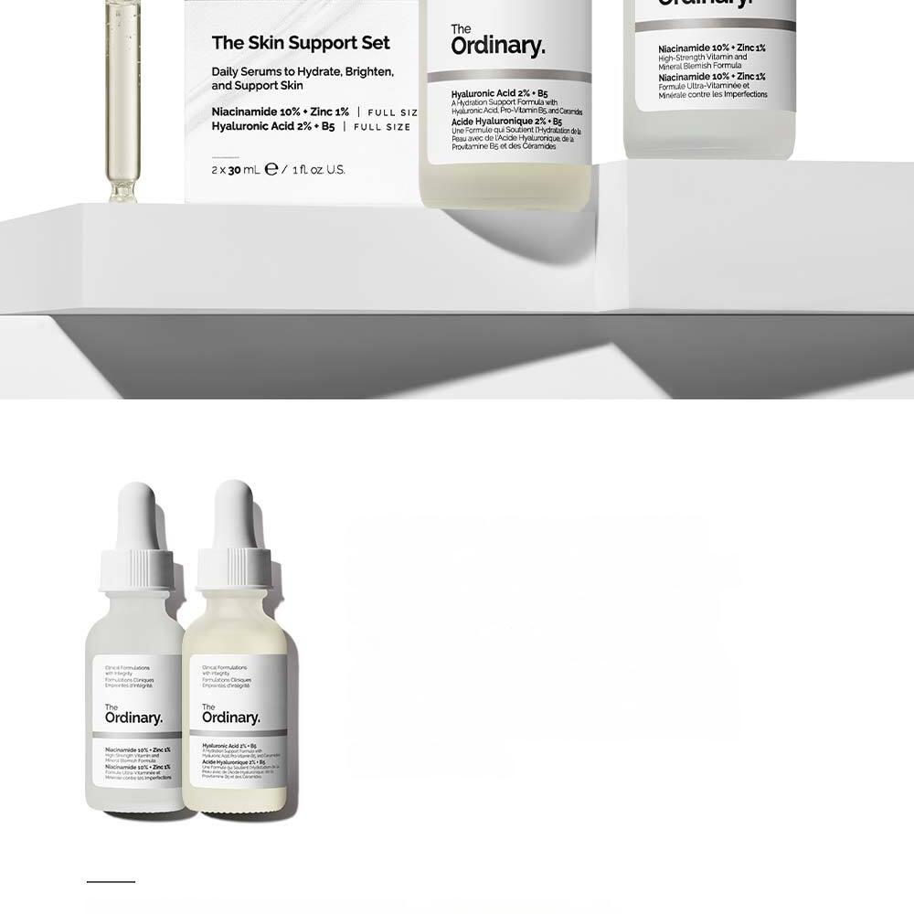 The Ordinaryスキンサポートセット(ナイアシンアミド10%+ジンク1% 30ml