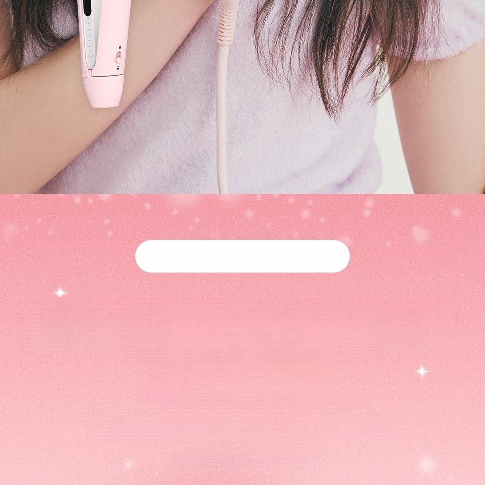 vodana グローウェーブアイロン 40mm パウダーピンク(ウェーブパーマ