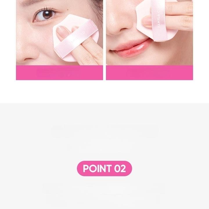 BANILA CO Essence Skin Pink Cushion Puff 5P | OLIVE YOUNG Global