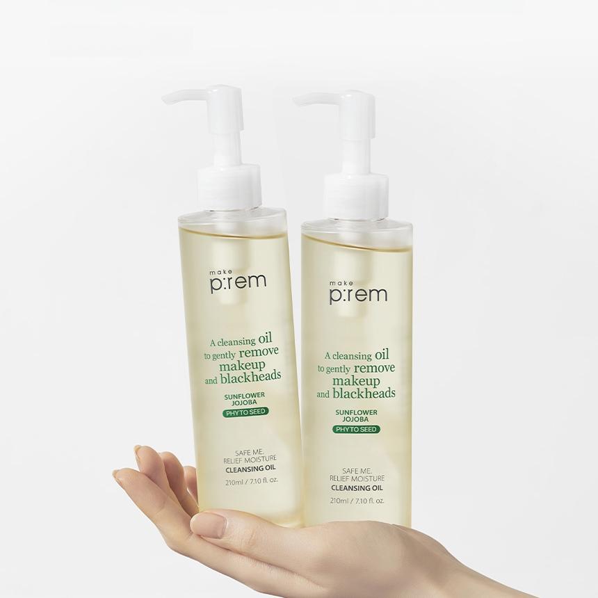 makeprem Safe Me Relief Moisture Vegan Cleansing Oil Refill 100ml