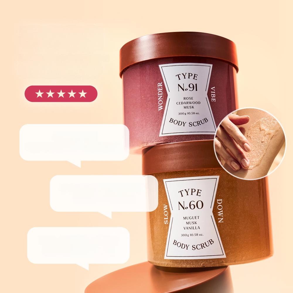 TYPE No. Body Scrub 300g #No. 91 Wonder Vibe | OLIVE YOUNG Global