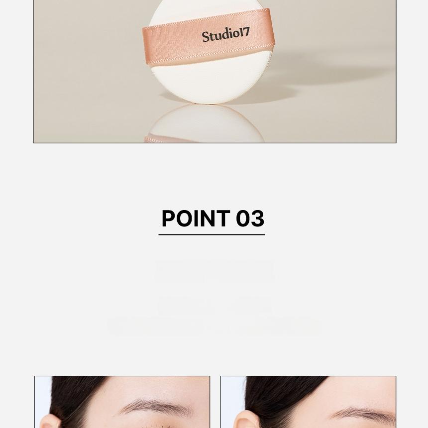 STUDIO17 ブラシ-フィットパフ 5P | OLIVE YOUNG Global