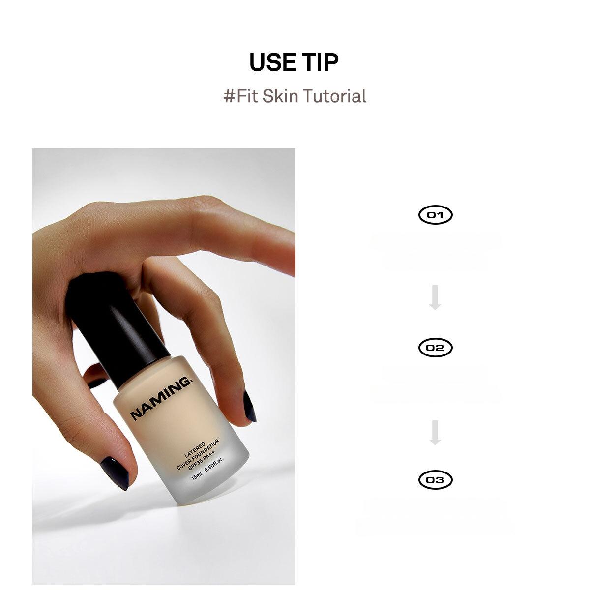 ファンデーション yun NAMING レイヤードカバーファンデーション30ml | OLIVE YOUNG Global
