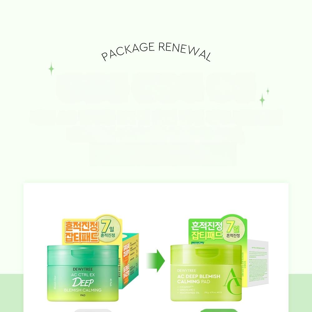 Dewytree AC Deep Blemish Calming Pad 80P | OLIVE YOUNG Global