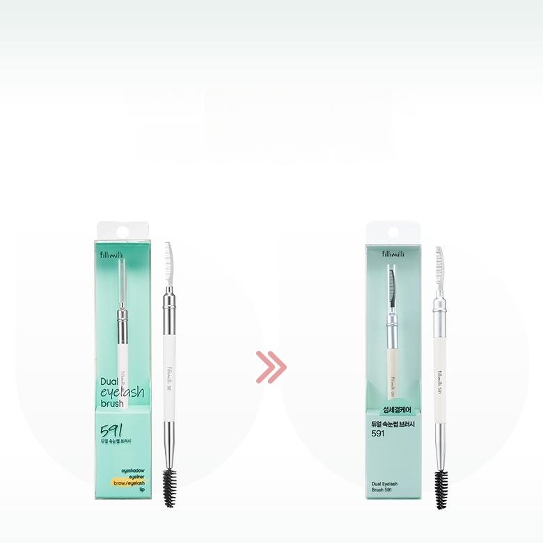 Fillimilli Dual Eyelash Brush 591 (RENEWAL) | OLIVE YOUNG Global