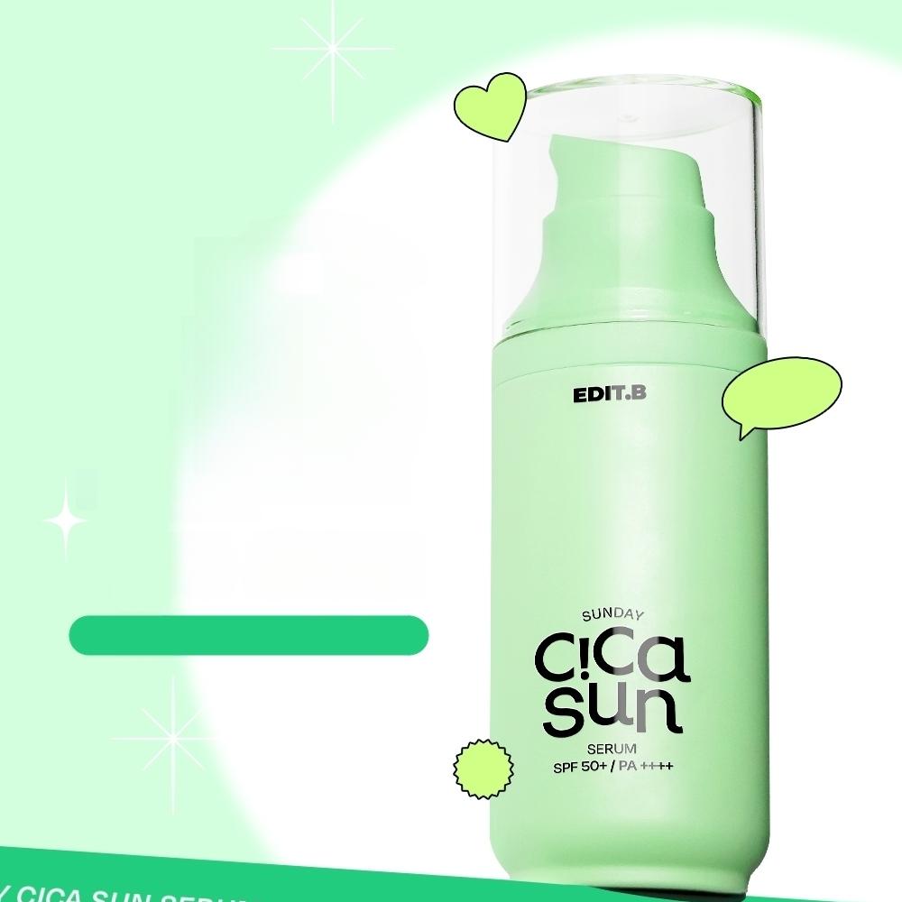EDIT.B サンデーシカサンセラム 55ml SPF50+ PA++++ | OLIVE YOUNG Global