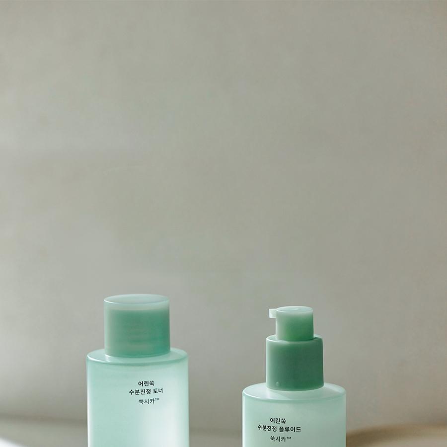 HANYUL 新芽ヨモギ水分鎮静2種セット(トナー150ml+フルイド125ml