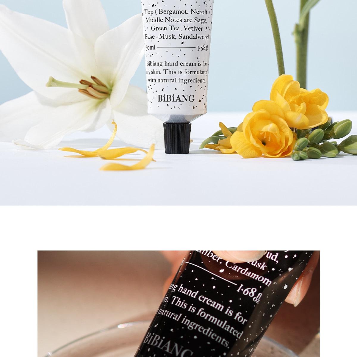 BIBIANG Niche Perfume Hand Cream 50ml #Walnut Creek Green | OLIVE