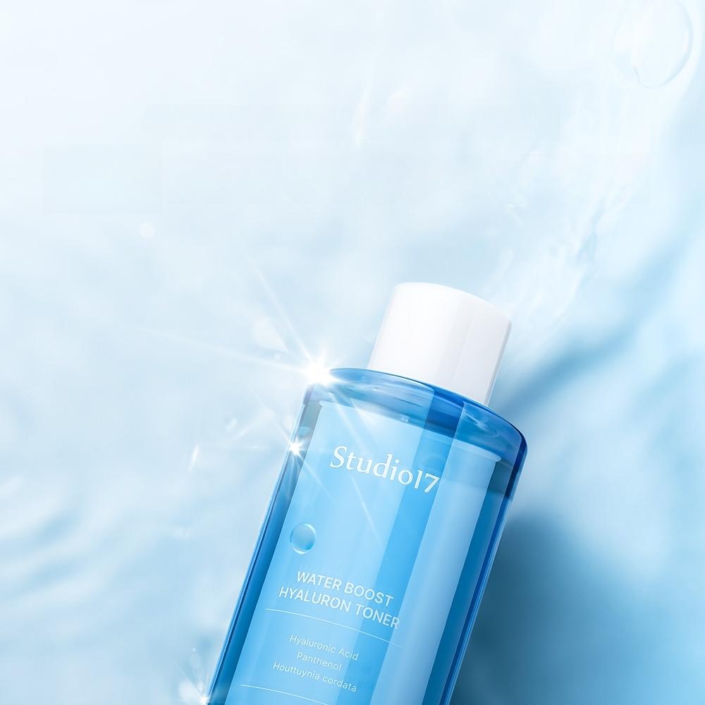 STUDIO17 Water Boost Hyaluron Toner 300ml | OLIVE YOUNG Global