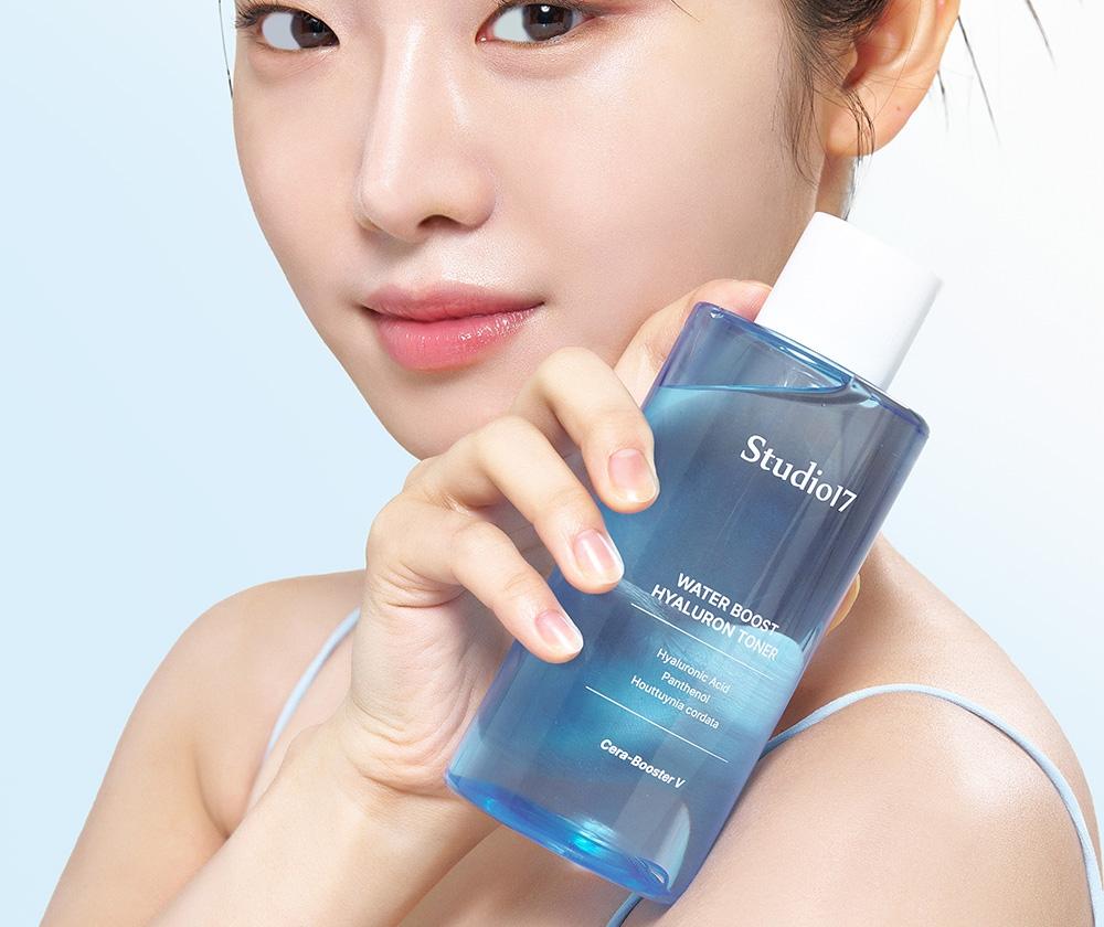 STUDIO17 Water Boost Hyaluron Toner 300ml | OLIVE YOUNG Global