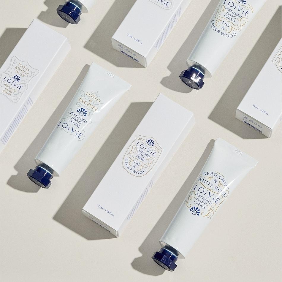LOiViE Bergamot & White Rose Perfumed Hand Cream 35mL