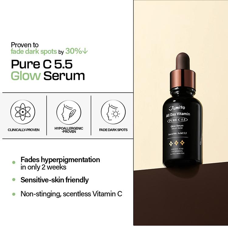 JUMISO All Day Vitamin Pure C 5.5 Glow Serum 30mL | OLIVE