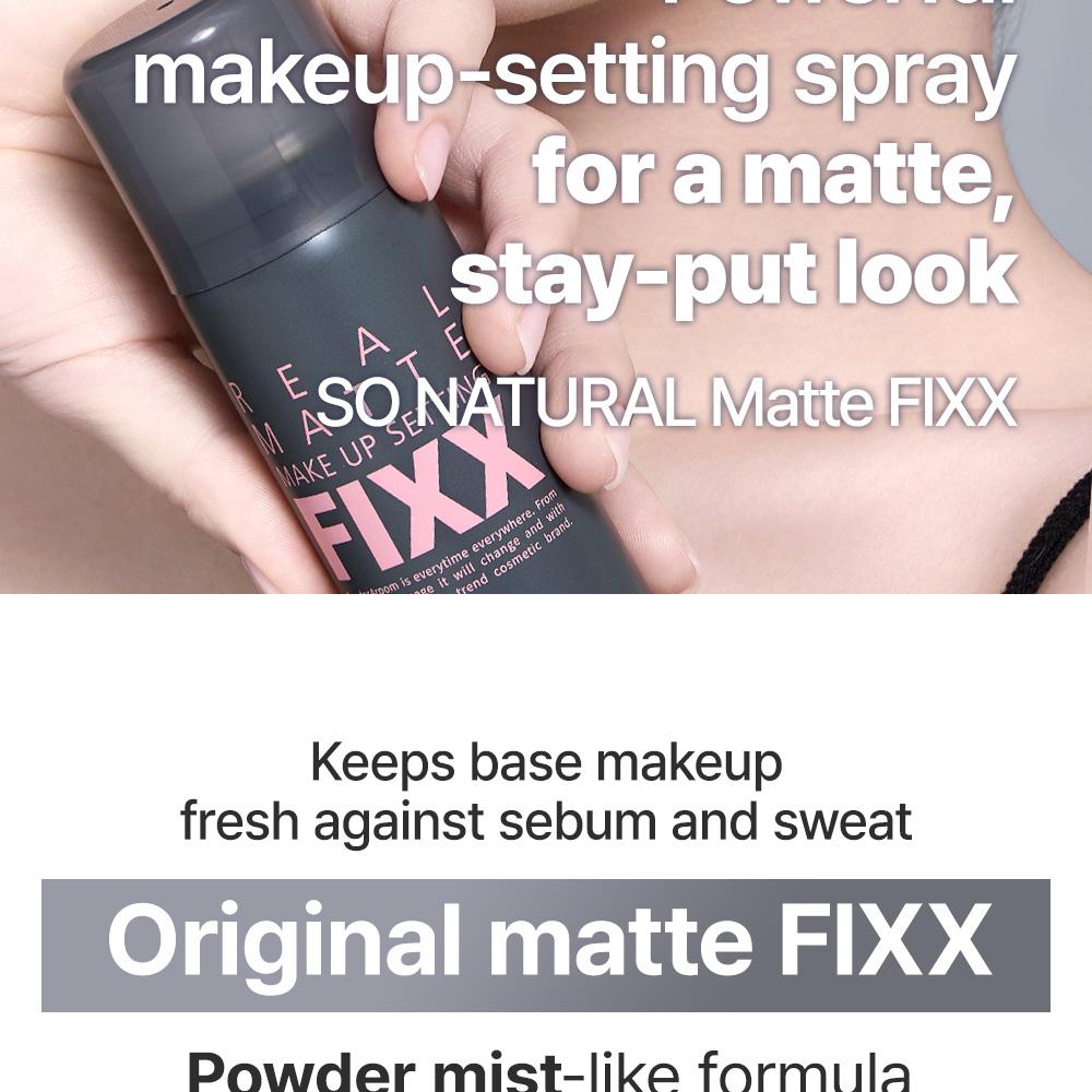so natural Real Matte Make Up Setting Fixx 75ml | OLIVE YOUNG Global