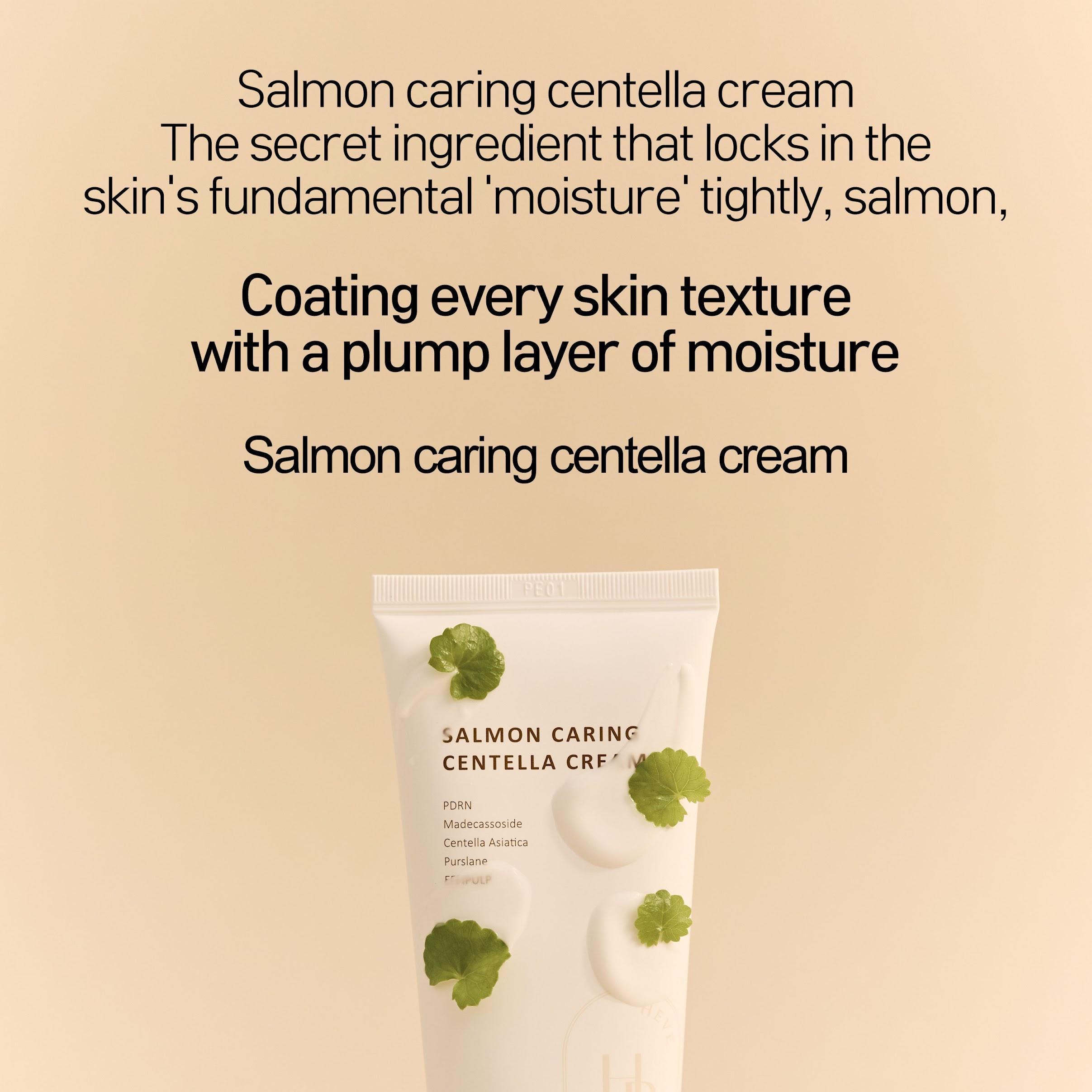 HEVEBLUE Salmon Caring Centella Cream 100mL | OLIVE YOUNG Global