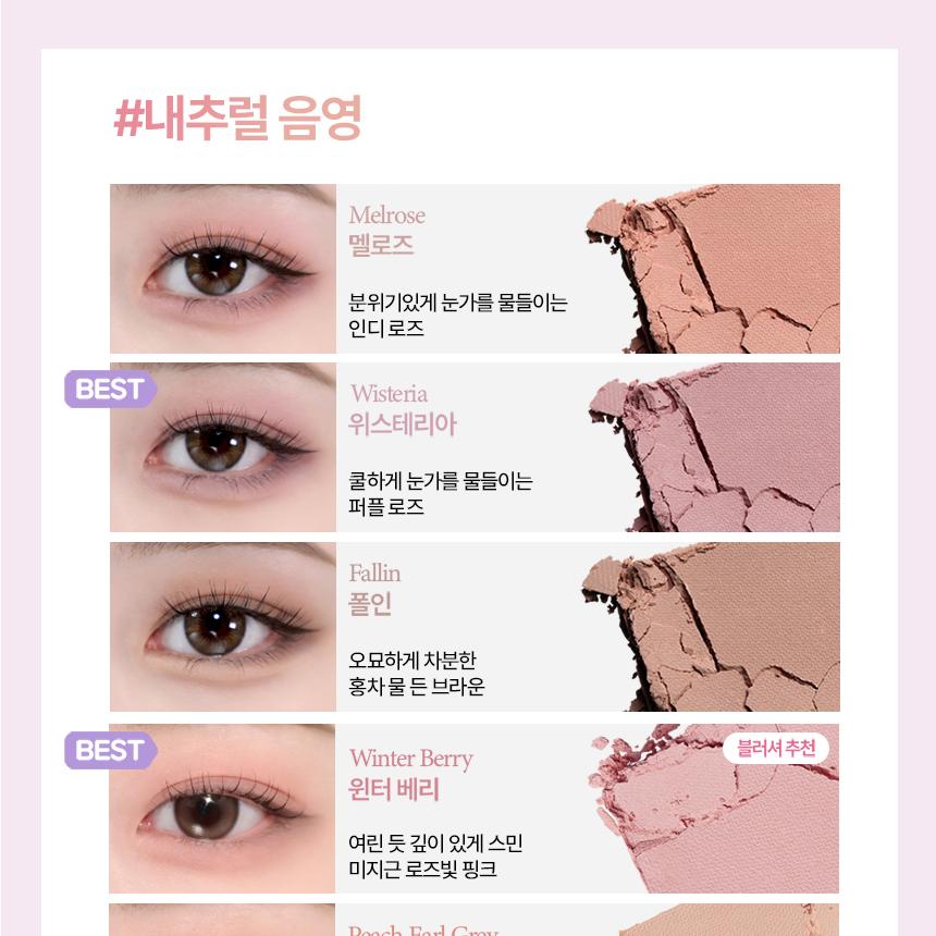 [Sanrio EDITION] Holika Holika My Fave Piece Eye Shadow (Shimmer/Matte/Shade/Geltail)