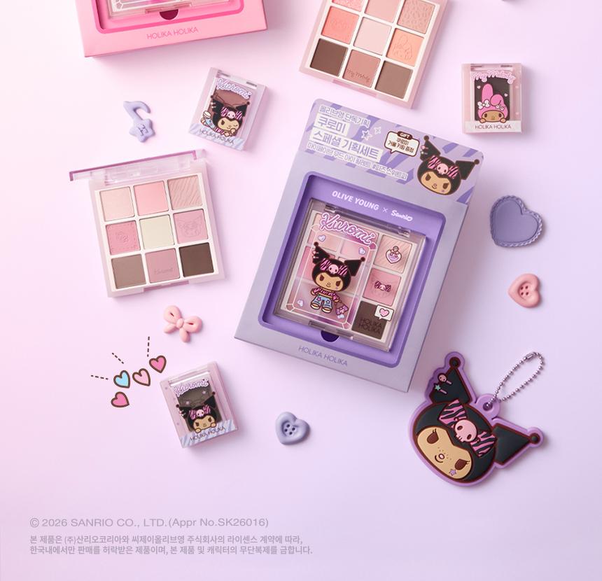 [Sanrio EDITION] Holika Holika My Fave Piece Eye Shadow (Shimmer/Matte/Shade/Geltail)