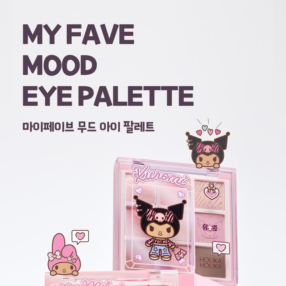 [Sanrio EDITION] Holika Holika My Fave Mood Eye Palette (Set/Single) (14 Options)