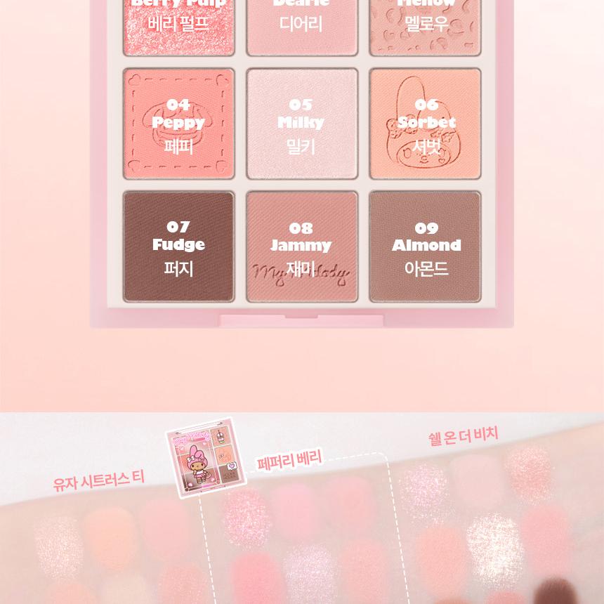 [Sanrio EDITION] Holika Holika My Fave Mood Eye Palette (Set/Single) (14 Options)