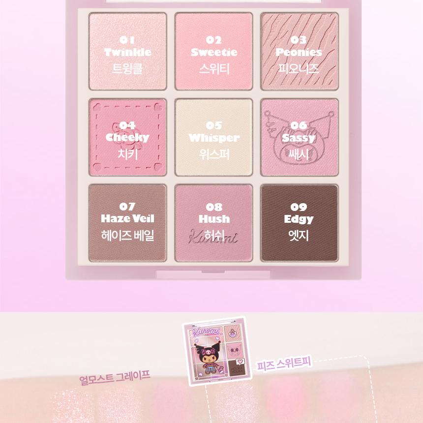 [Sanrio EDITION] Holika Holika My Fave Mood Eye Palette (Set/Single) (14 Options)