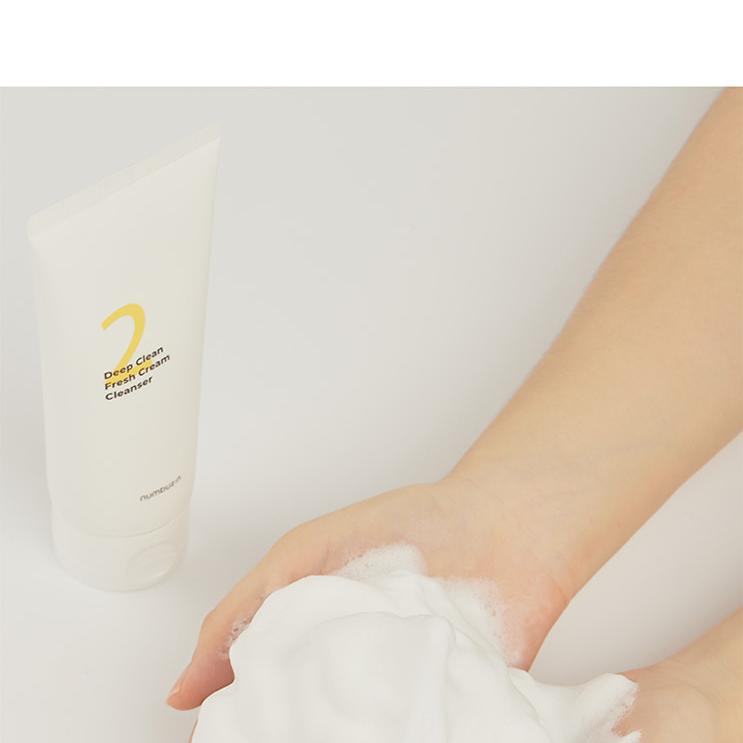 numbuzin No.2 Deep Clean Fresh Cream Cleanser 120ml Duo Set