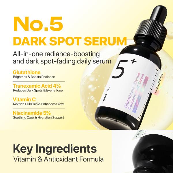numbuzin 5番 白玉グルタチオンC美容液 30ml 2個セット | OLIVE YOUNG