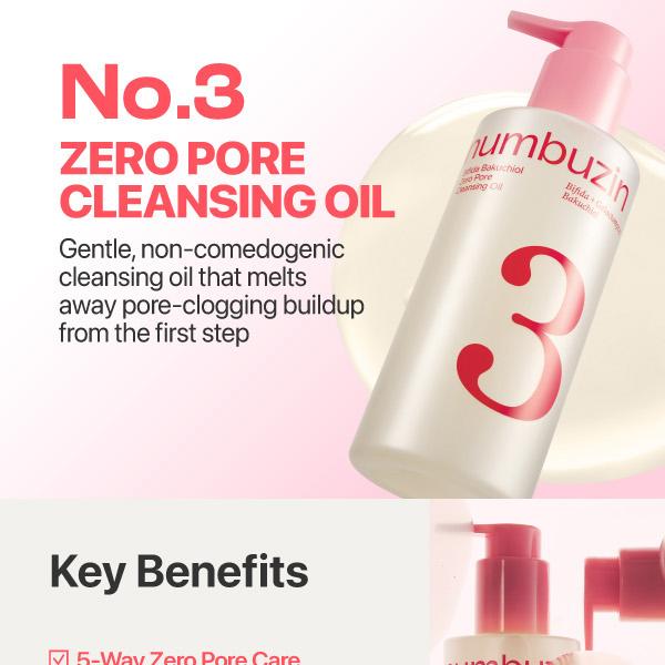 numbuzin 3番 もちすべ毛穴ケアセラムクレンジング 200ml | OLIVE