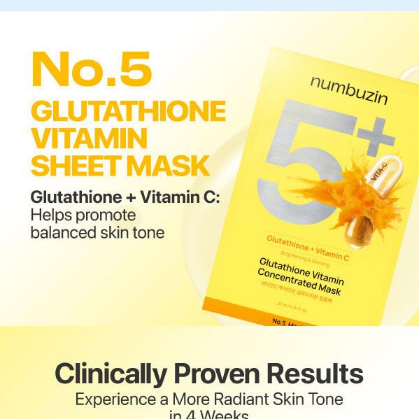 numbuzin No.1–5 Sheet Mask 10 Sheets (5 Options)