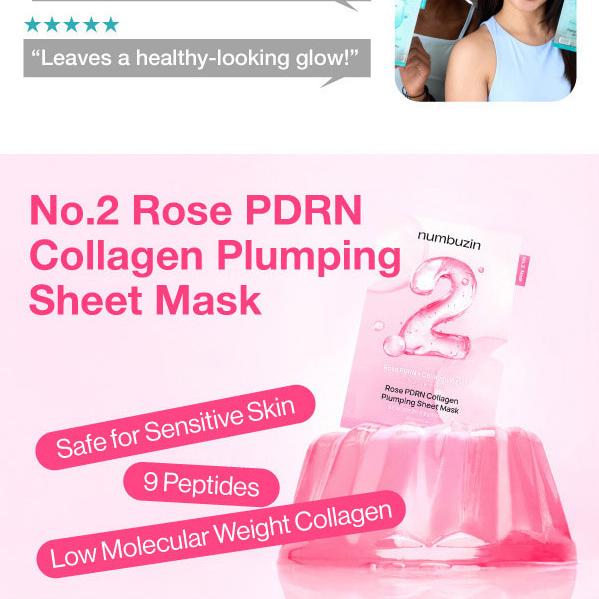 numbuzin No.1–5 Sheet Mask 10 Sheets (5 Options)