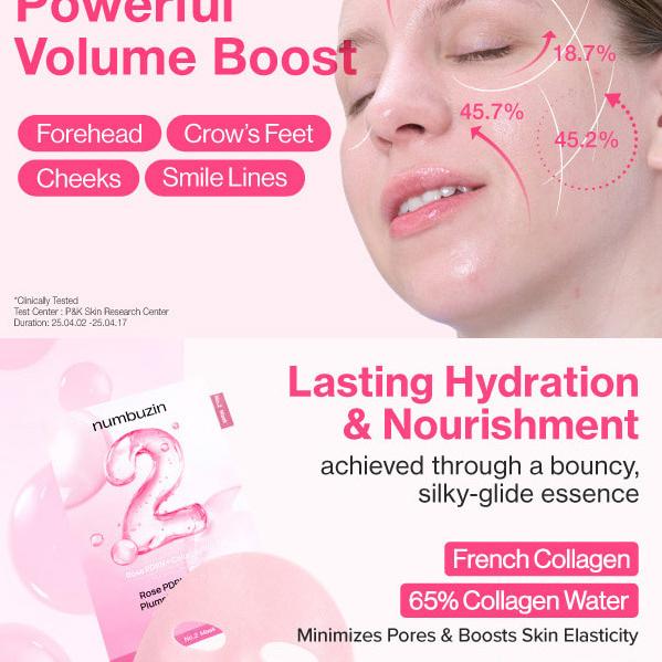 numbuzin No.1–5 Sheet Mask 10 Sheets (5 Options)
