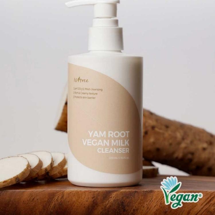 Isntree ヤムルートヴィーガンミルククレンザー220ml詰替企画(+