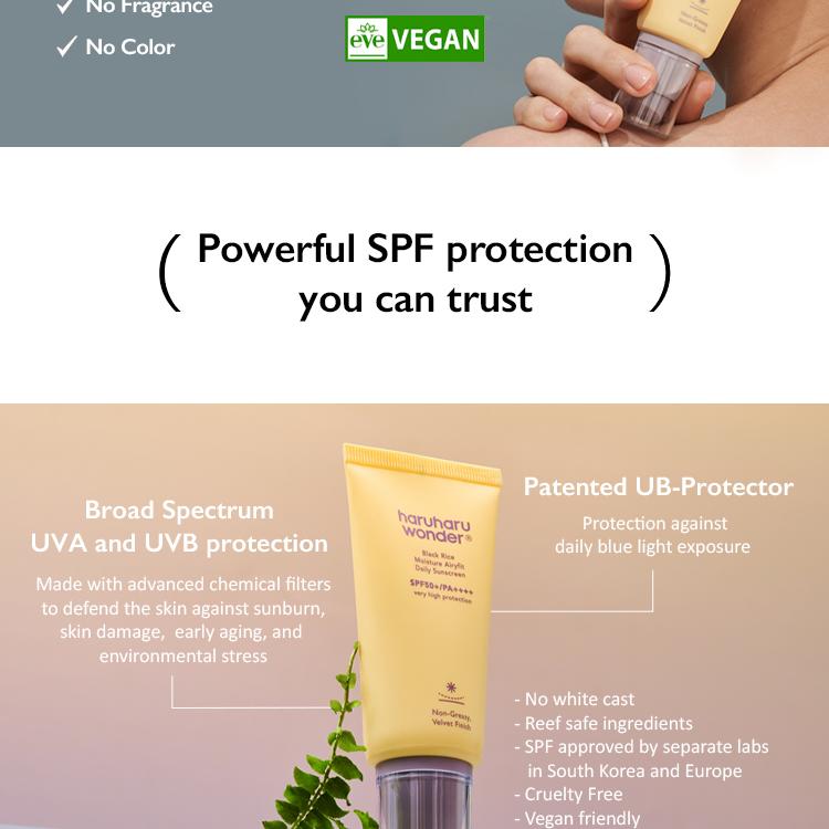 Haruharu wonder Black Rice Moisture Airy Fit Daily Sunscreen