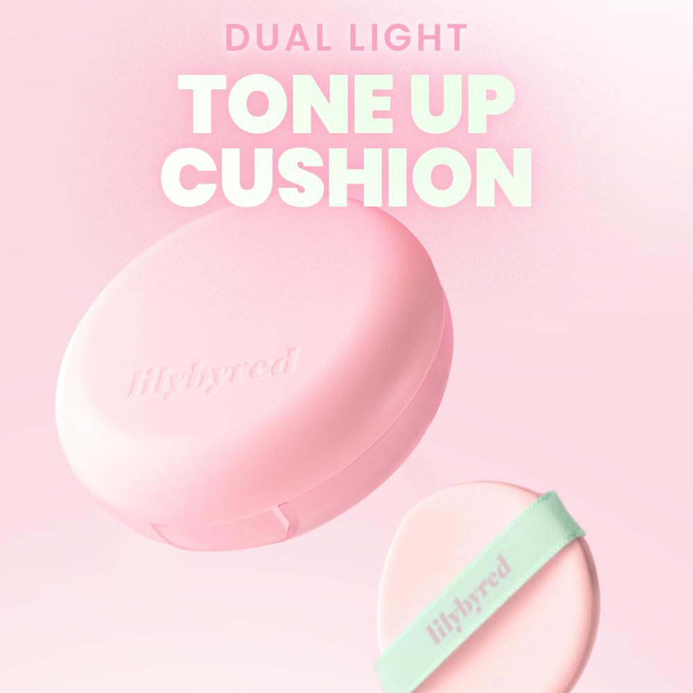 lilybyred デュアルライトトーンアップクッション 12g ピーチ