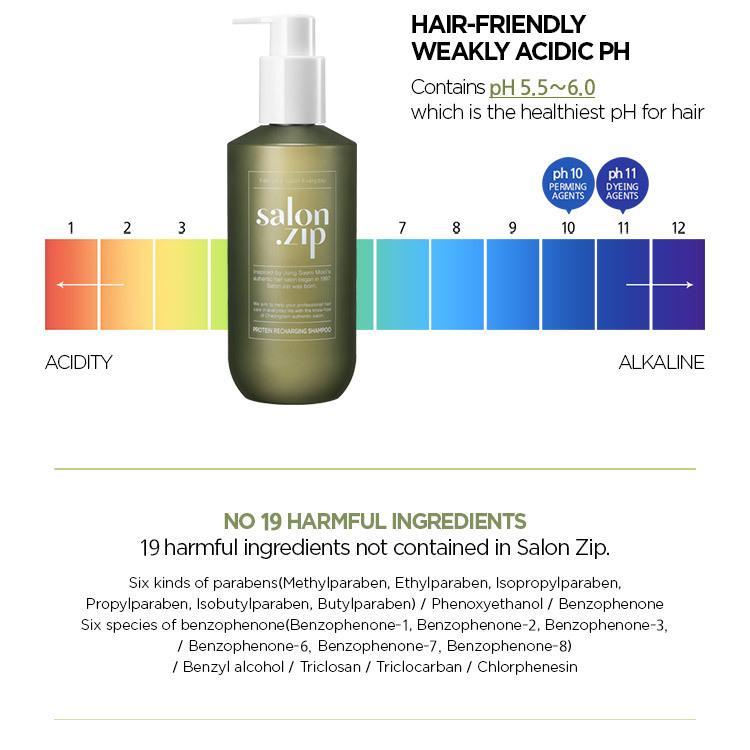 Salon.zip プロテインリチャージシャンプー400ml | OLIVE YOUNG Global