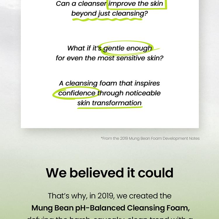 beplain Mung Bean pH-Balanced Cleansing Foam 160ml Double Pack