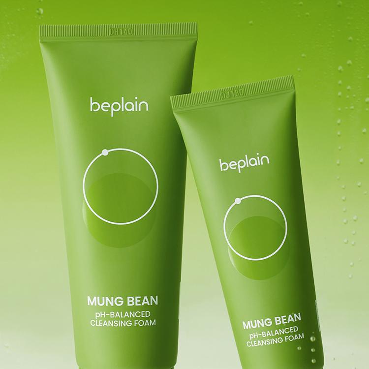 beplain Mung Bean pH-Balanced Cleansing Foam 160ml Double Pack