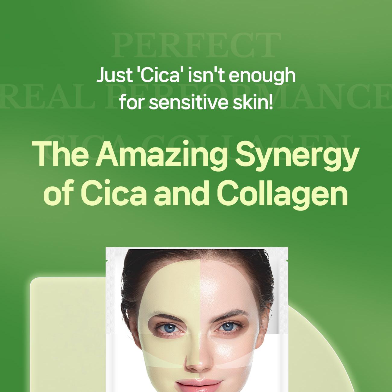 Dermafix Perfect Real Performance Cica Collagen Mask Sheet 1P+1P