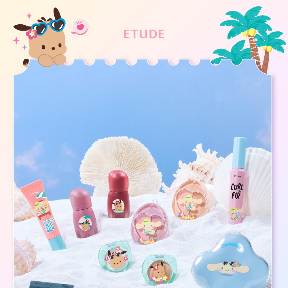 ETUDE X TANNING SANRIO SET (Cushion, Fixer Mist, Re-born
